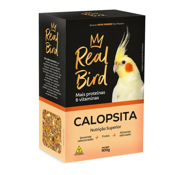 Ração Real Bird Calopsita Zootekna 500g